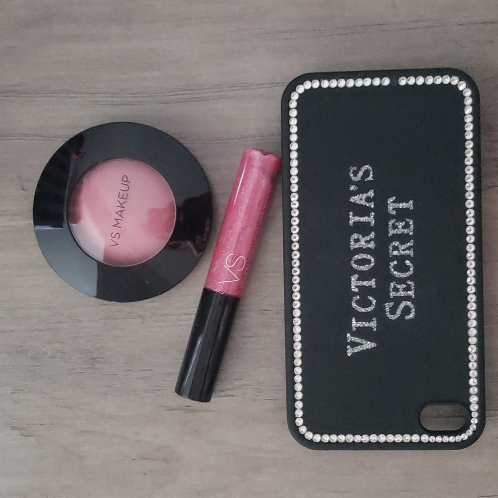 Victoria's Secret bundle makeup & iPhone case